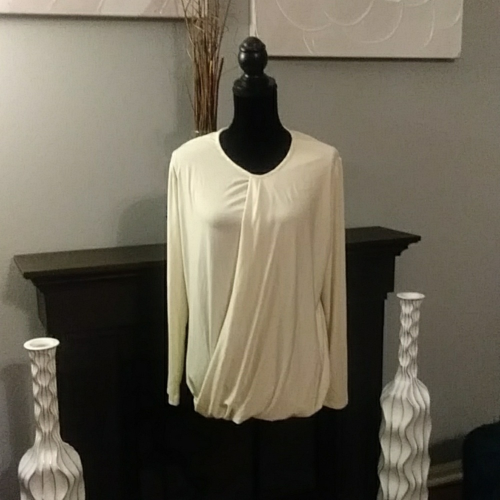 IMAN Draped Front Top